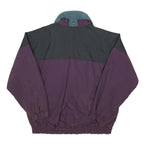 COLUMBIA Mens Purple & Black Zip Nylon Jacket L Outdoor Classic