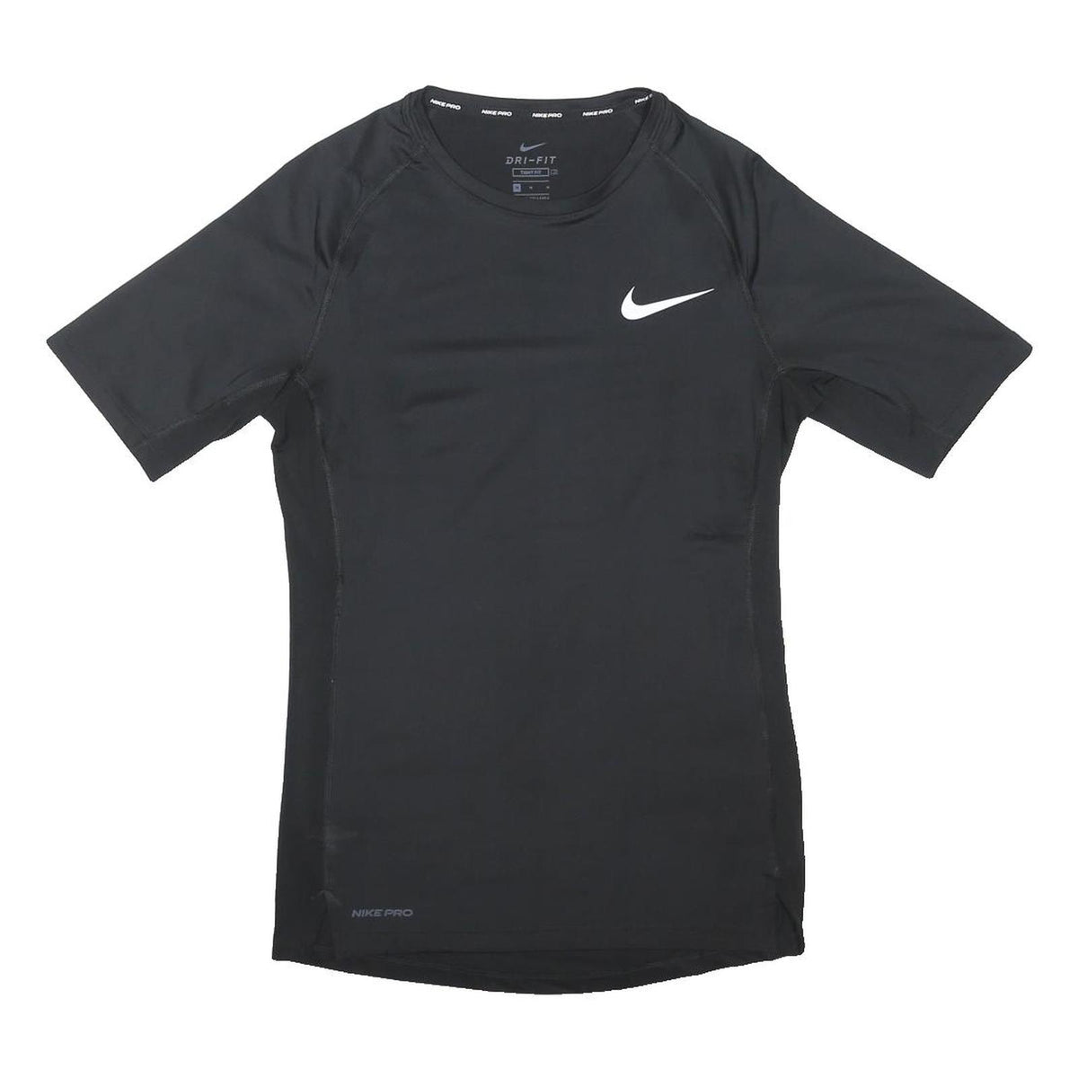 NIKE Mens Black Performance T-Shirt M Short Sleeve Crew Neck Activewear Gym