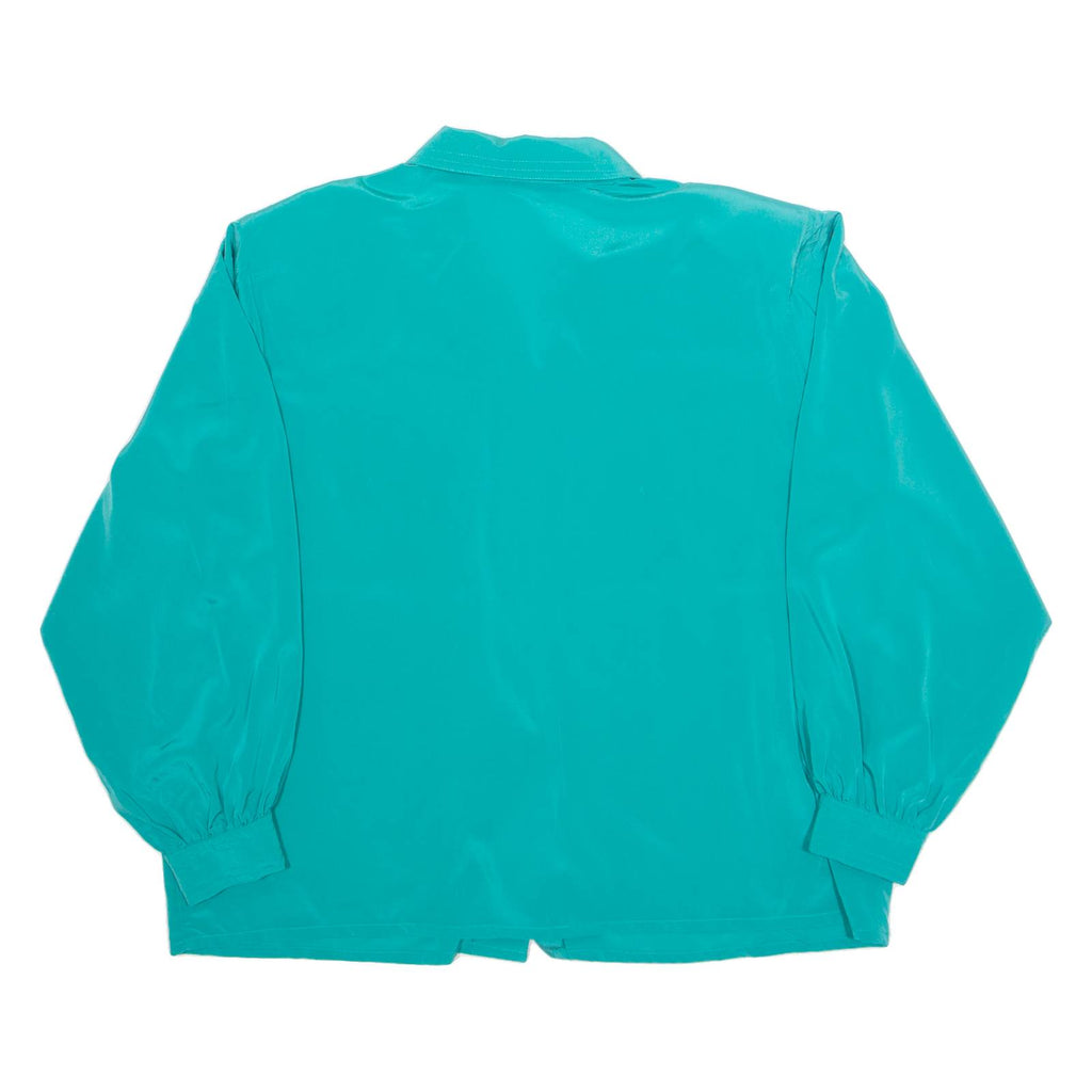 JOSEPHINE Womens Shirt Blue Collared Long Sleeve 90s 3XL