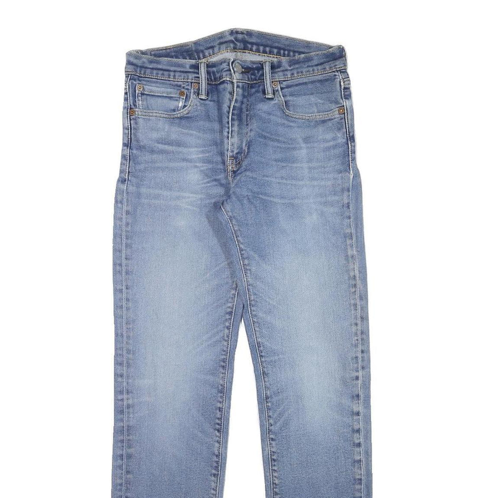 LEVI'S Mens Slim Blue Denim Jeans Cotton Blend Zip W28 L30 Classic Style