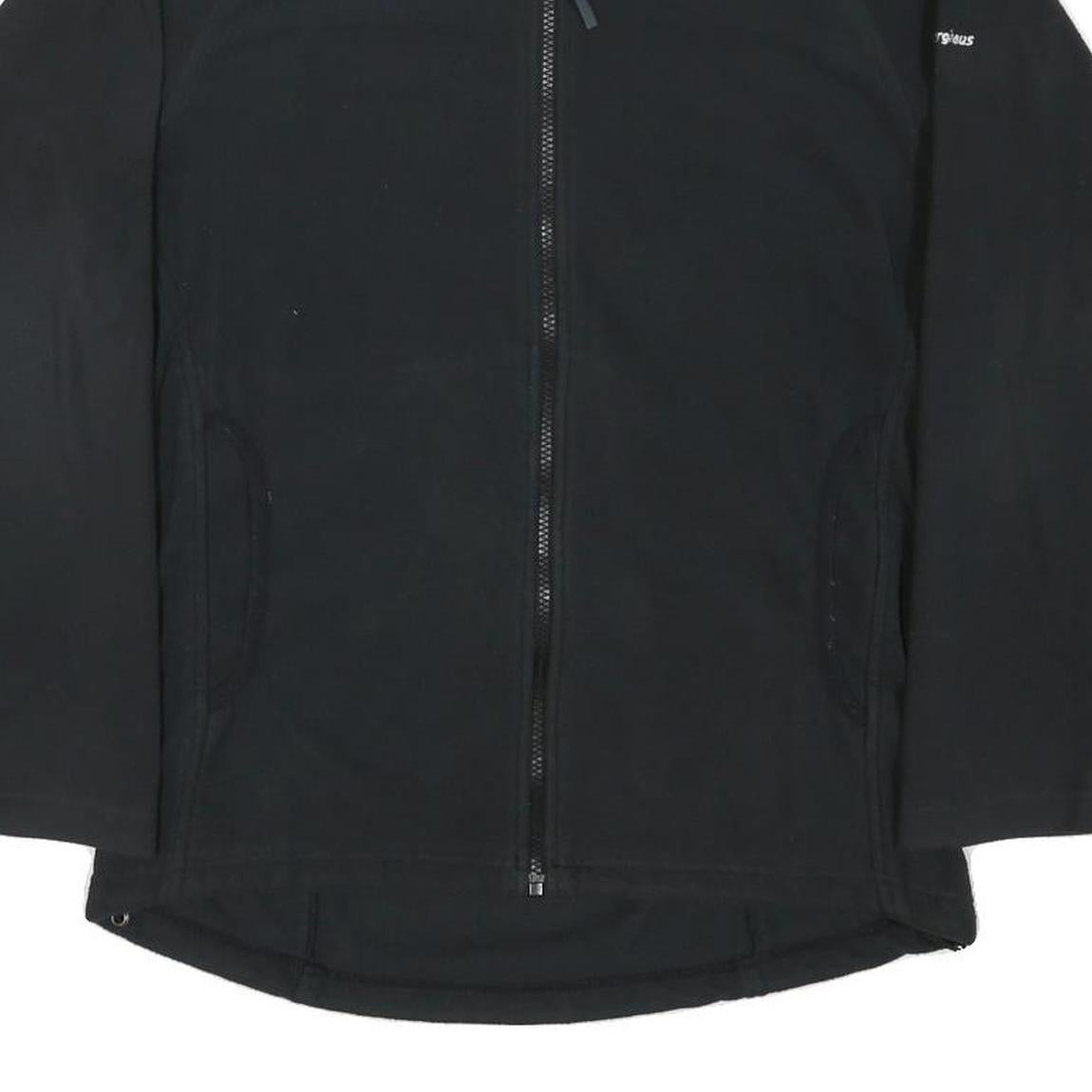 BERGHAUS Mens Black Outdoor Jacket M Polyester Blend Plain Zip Up Comfortable