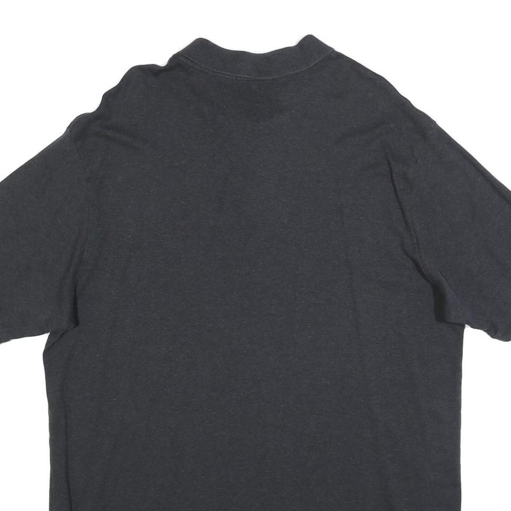 POLO RALPH LAUREN Mens Black Cotton Blend Short Sleeve Plain XL Polo Shirt