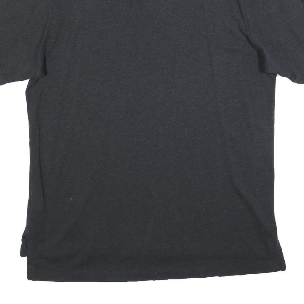 POLO RALPH LAUREN Mens Black Cotton Blend Short Sleeve Plain XL Polo Shirt