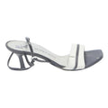 PETER KAISER Womens Strappy Black & White Leather Sandals UK 4.5 Elegant Summer