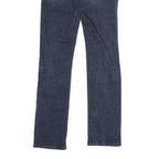 LEVI'S Womens Slim Blue Denim Medium Slim Jeans W26 L30 Classic Zip Cotton