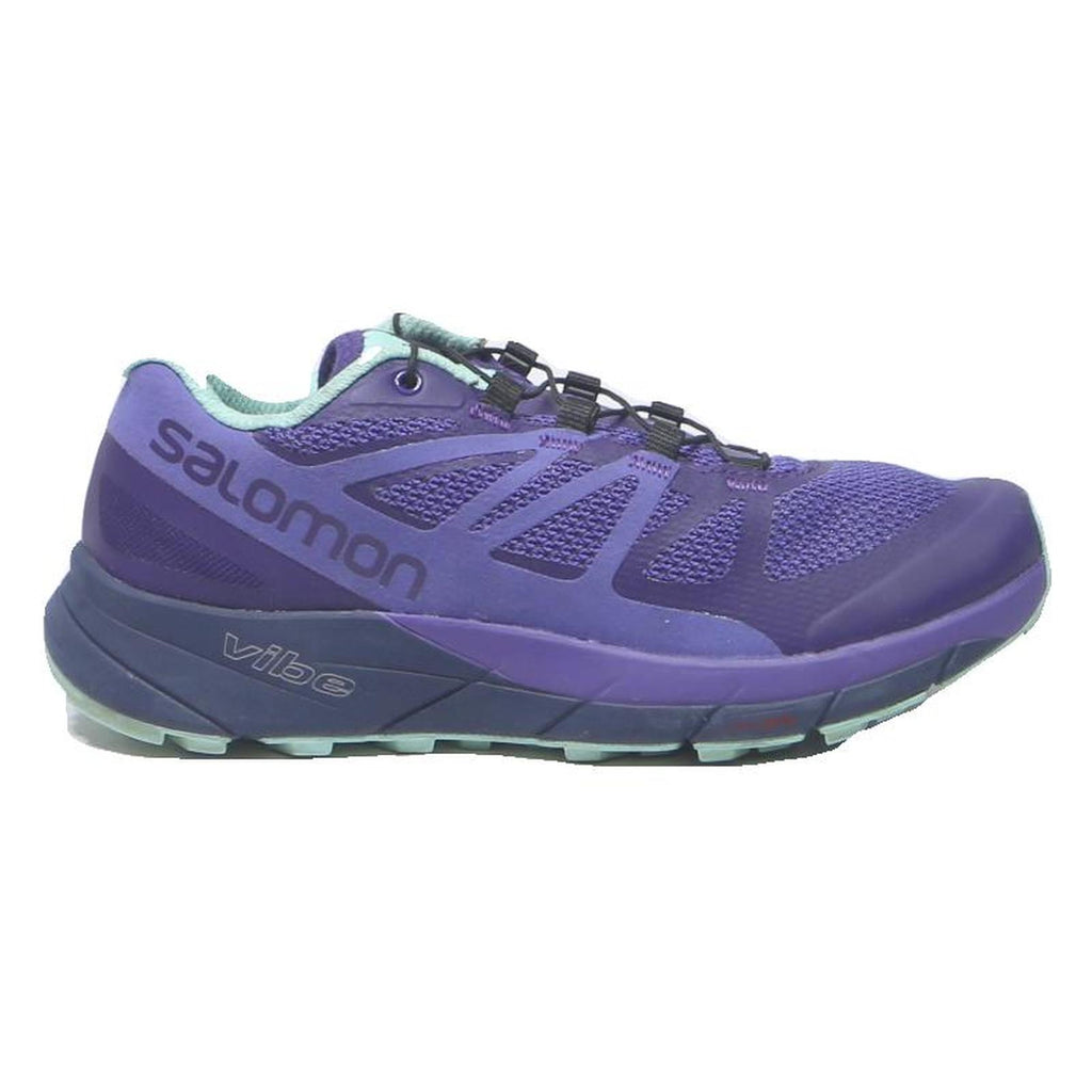 SALOMON Sense Ride Womens Sneaker Purple Synthetic UK 3.5 Lightweight