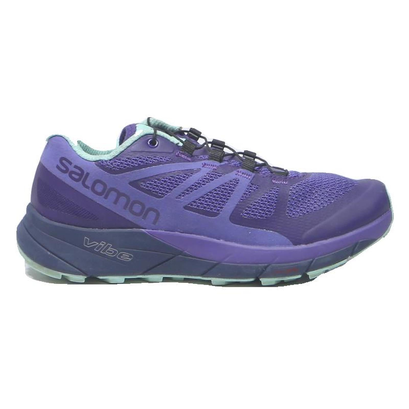 SALOMON Sense Ride Womens Sneaker Purple Synthetic UK 3.5 Lightweight