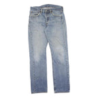 LEVI'S Mens Jeans Blue Regular Straight Denim Light W32 L32 Classic Cotton Zip