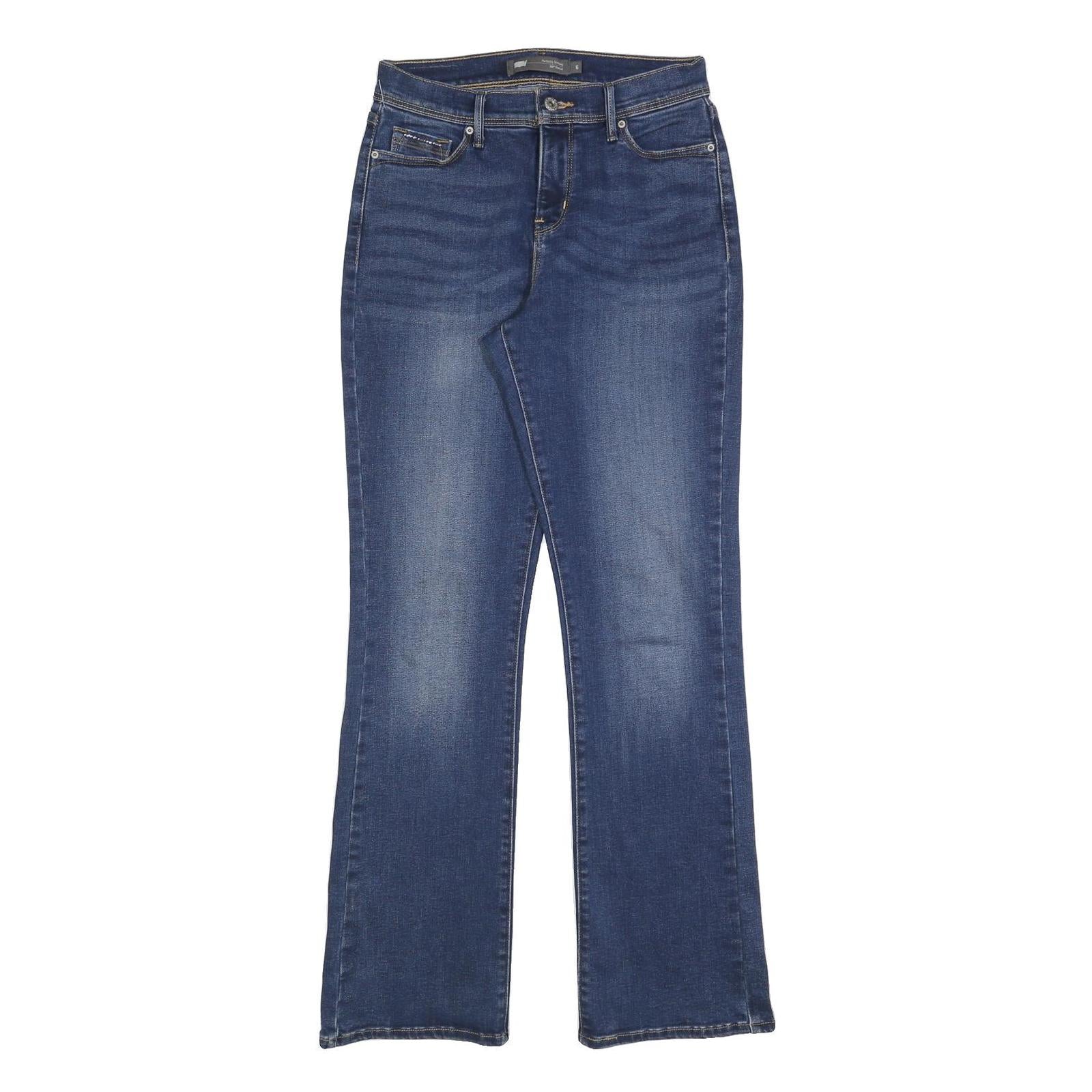 LEVI'S Womens Slim Blue Jeans Bootcut Denim Medium W27 L31 Stylish Stretch