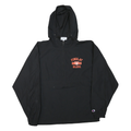 CHAMPION Mens Black Findlay Oilers Zip Hooded Jacket M Polyester Blend