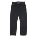 LEE COOPER Mens Regular Fit Black Denim Jeans Cotton W32 L34 Classic Zip Closure