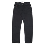 LEE COOPER Mens Regular Fit Black Denim Jeans Cotton W32 L34 Classic Zip Closure