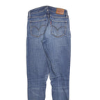 LEVI'S 711 Womens Slim Blue Denim Jeans Cotton Blend W24 L30 Stylish Zip