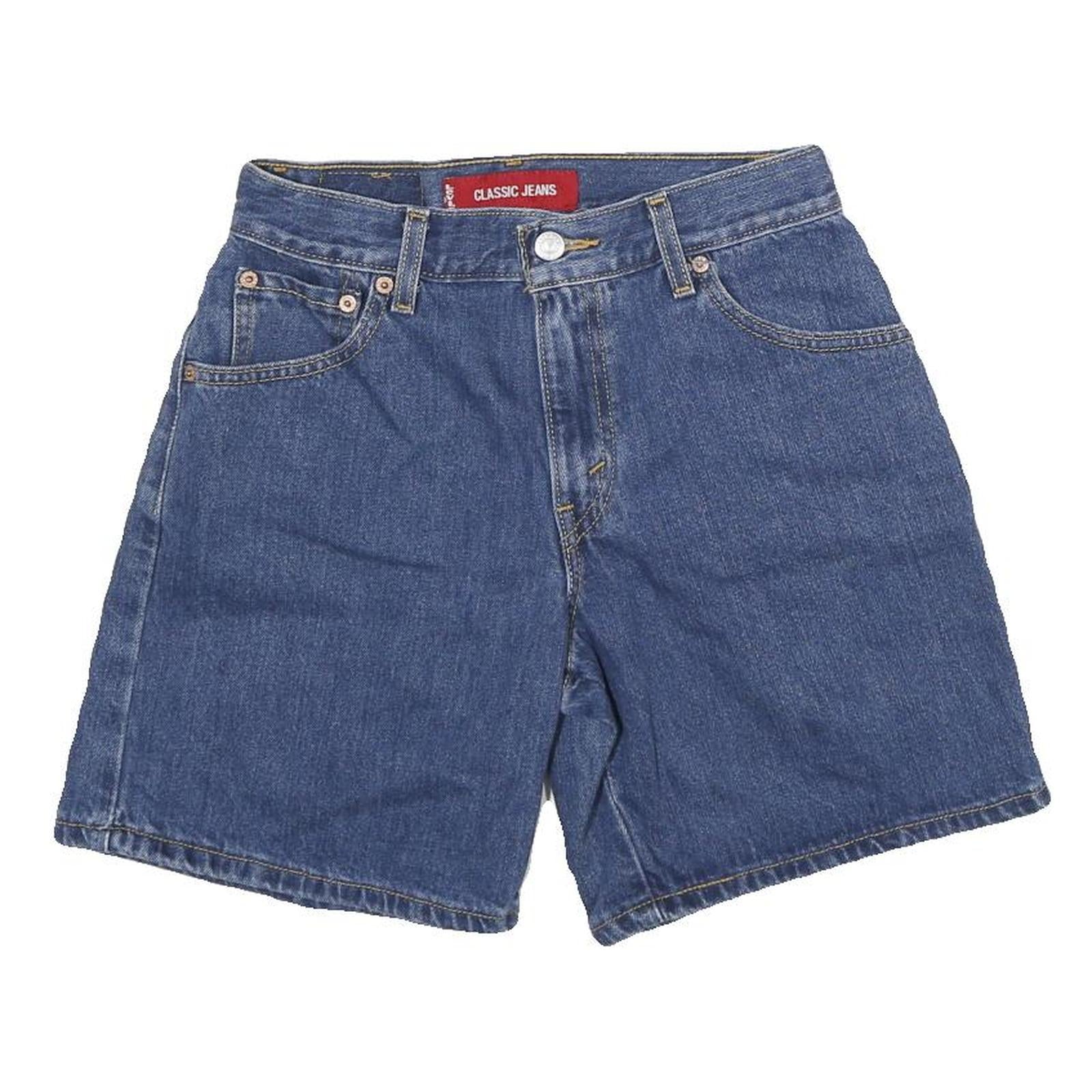LEVI'S Womens Shorts Blue Denim Classic S W26 Vintage Style