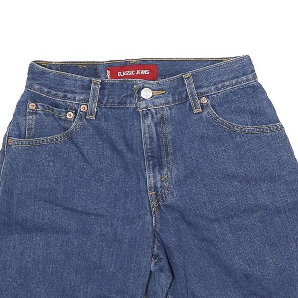 LEVI'S Womens Shorts Blue Denim Classic S W26 Vintage Style