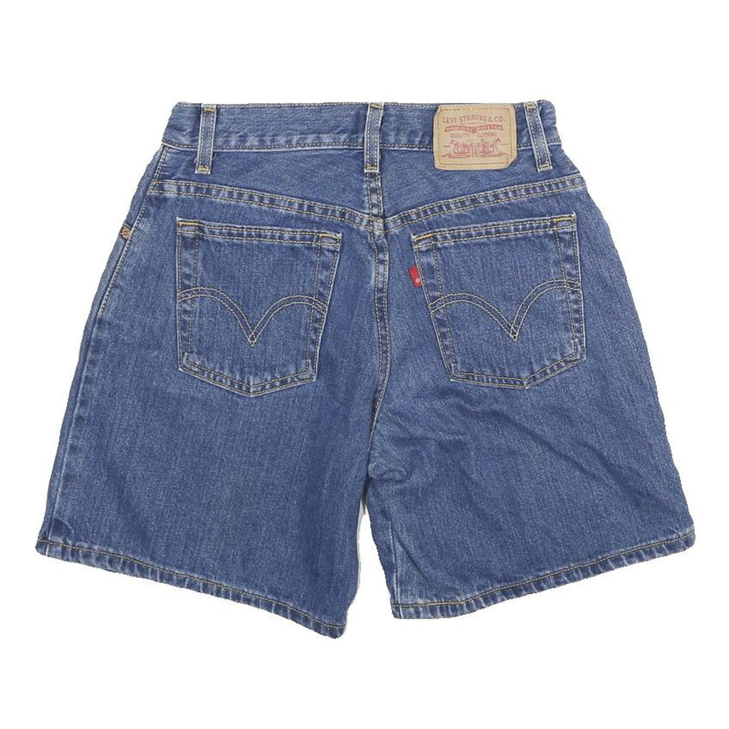 LEVI'S Womens Shorts Blue Denim Classic S W26 Vintage Style