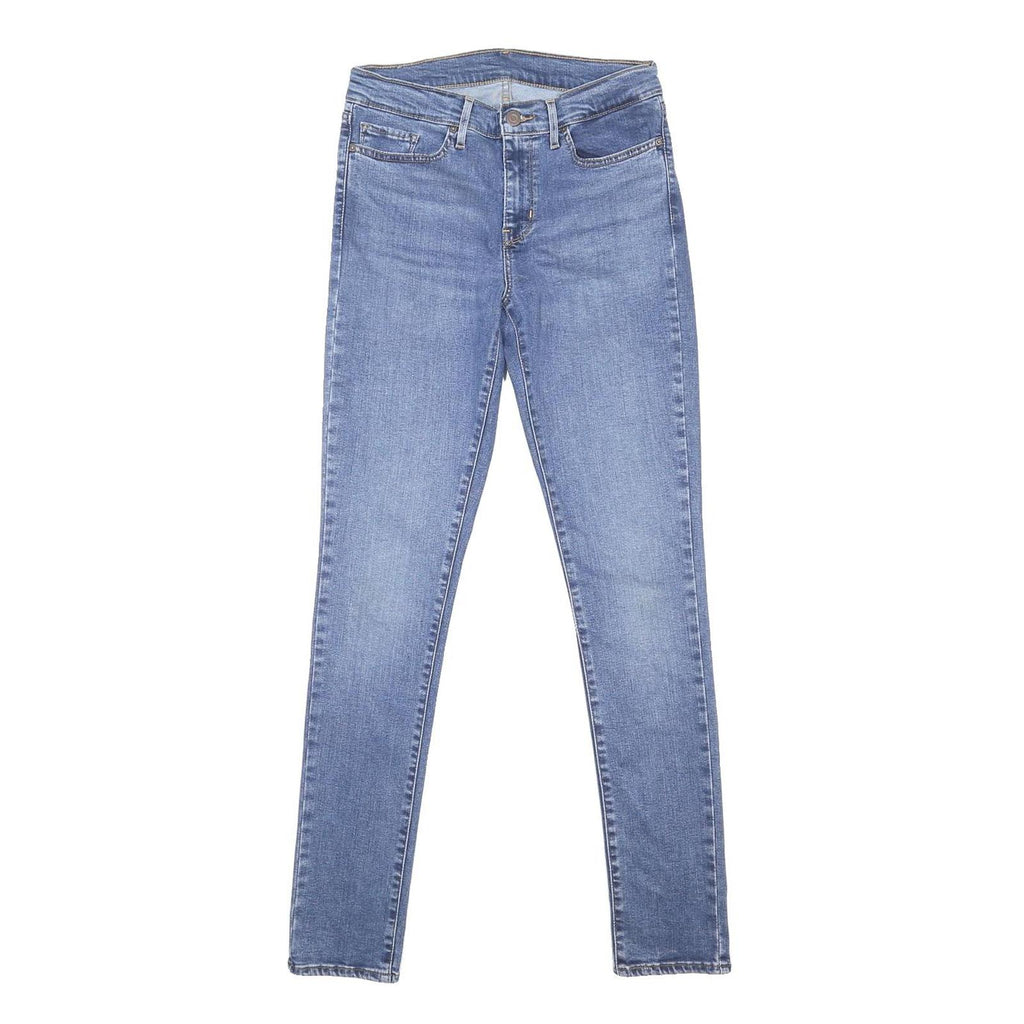 LEVI'S Womens Jeans Blue Slim Skinny Denim Light W28 L32 Classic Style Zip