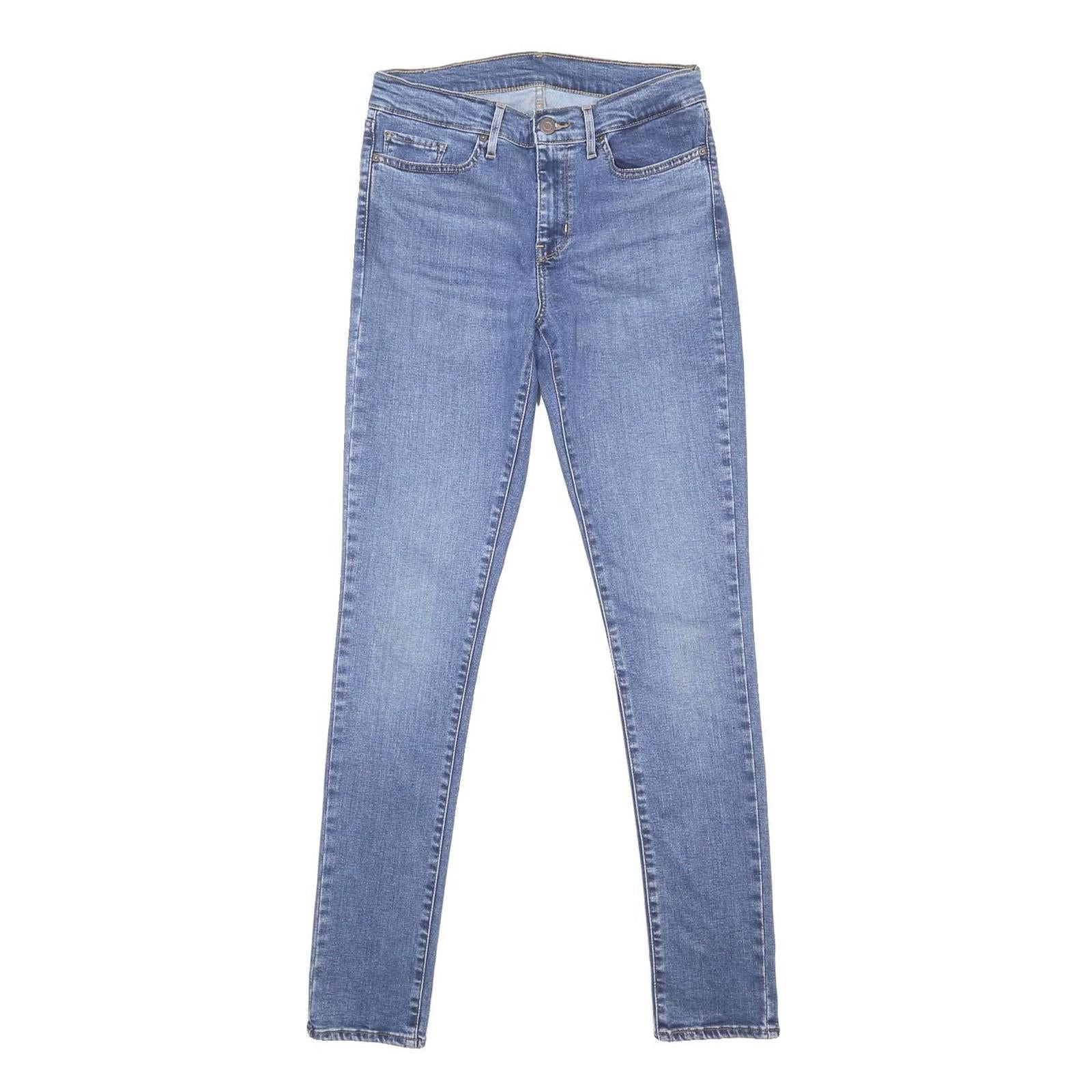 LEVI'S Womens Jeans Blue Slim Skinny Denim Light W28 L32 Classic Style Zip