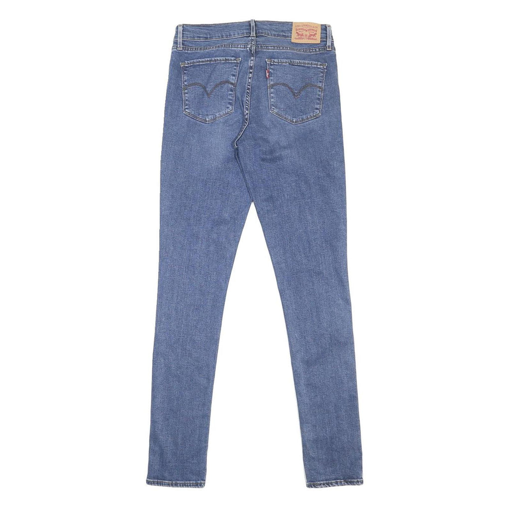 LEVI'S Womens Jeans Blue Slim Skinny Denim Light W28 L32 Classic Style Zip
