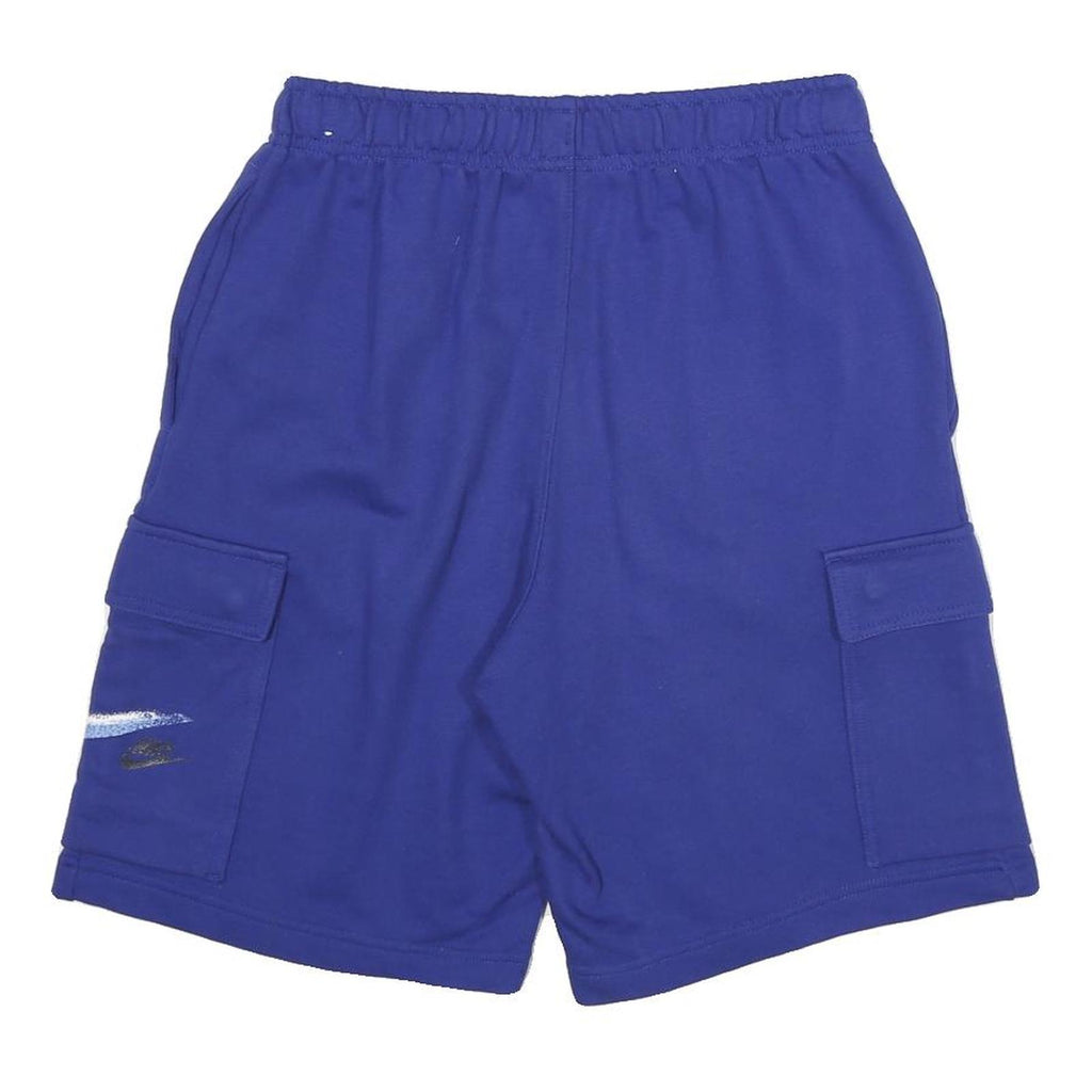 NIKE Mens Shorts Blue S W28 Cargo Cotton Blend Comfortable Casual