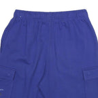 NIKE Mens Shorts Blue S W28 Cargo Cotton Blend Comfortable Casual