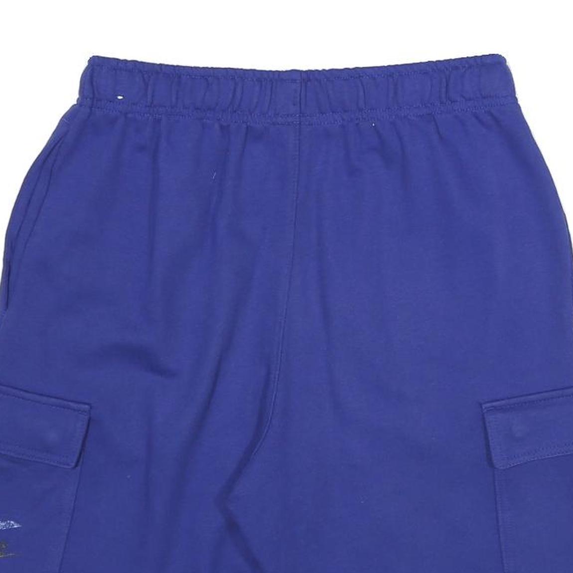 NIKE Mens Shorts Blue S W28 Cargo Cotton Blend Comfortable Casual