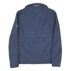 NAUTICA Mens Blue Zip Jacket M Polyester Blend Plain Logo Details Casual Outdoor