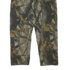 WRANGLER Mens Cotton Blend Camouflage Regular Straight Trousers W35 L29 Outdoor