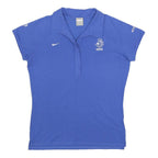 NIKE Womens Blue KNVB Logo Short Sleeve Polo Shirt XL Sports