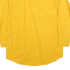MOSKITO Boys Yellow Cotton Blend Casual Shirt L Button Front Long Sleeve