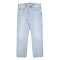 CARHARTT Mens Jeans Blue Regular Straight Denim Light W36 L34 Classic Casual
