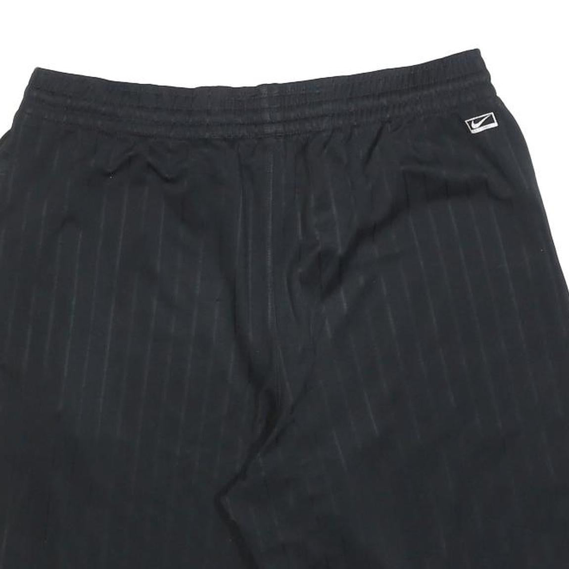 NIKE Mens Black & Red Sports Shorts M W32 Polyester Lightweight Casual