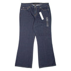 CALVIN KLEIN JEANS Womens Jeans Blue Regular Flared W32 L30
