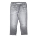 LEVI'S 514 Slim Mens Jeans Grey Slim Straight Denim Medium W34 L23 Classic Fit