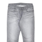 LEVI'S 514 Slim Mens Jeans Grey Slim Straight Denim Medium W34 L23 Classic Fit
