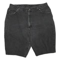 LEE Womens Shorts Black Denim XL W38 Casual Cotton Blend Comfortable Fit