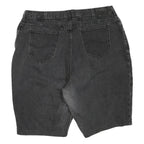 LEE Womens Shorts Black Denim XL W38 Casual Cotton Blend Comfortable Fit