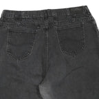 LEE Womens Shorts Black Denim XL W38 Casual Cotton Blend Comfortable Fit