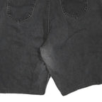 LEE Womens Shorts Black Denim XL W38 Casual Cotton Blend Comfortable Fit