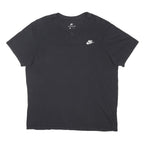 NIKE Mens Black XL Crew Neck Short Sleeve Cotton Blend T-Shirt Logo Print