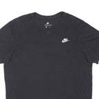 NIKE Mens Black XL Crew Neck Short Sleeve Cotton Blend T-Shirt Logo Print