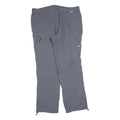 IGUANA Mens Polyester Blend Grey Regular Zip Trousers W38 L32 Outdoor Casual