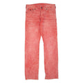 TRUE RELIGION Womens Corduroy Trousers Red Regular Straight W31 L34