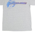 GILDAN Mens Grey Shane Golobic Graphic T-Shirt M Short Sleeve Crew Neck Racing