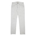 LEVI'S 519 Mens Jeans White Slim Skinny Denim W31 L34 Cotton Blend Zip