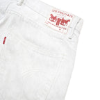 LEVI'S 519 Mens Jeans White Slim Skinny Denim W31 L34 Cotton Blend Zip