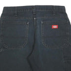 DICKIES Mens Shorts Black Casual M W32 Workwear Cotton Blend Durable