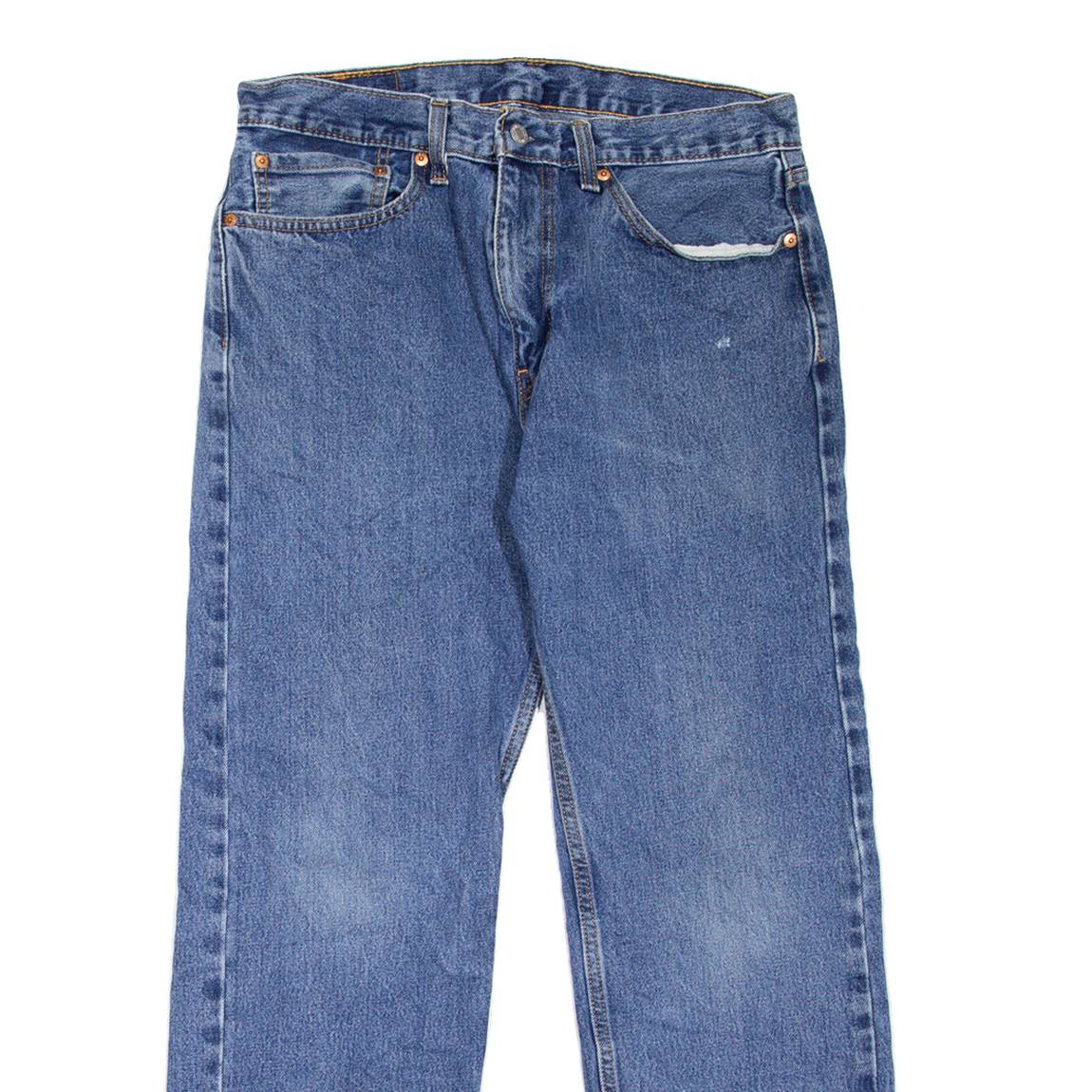 LEVI'S 505 Jeans Mens Blue Regular Straight W31 L23