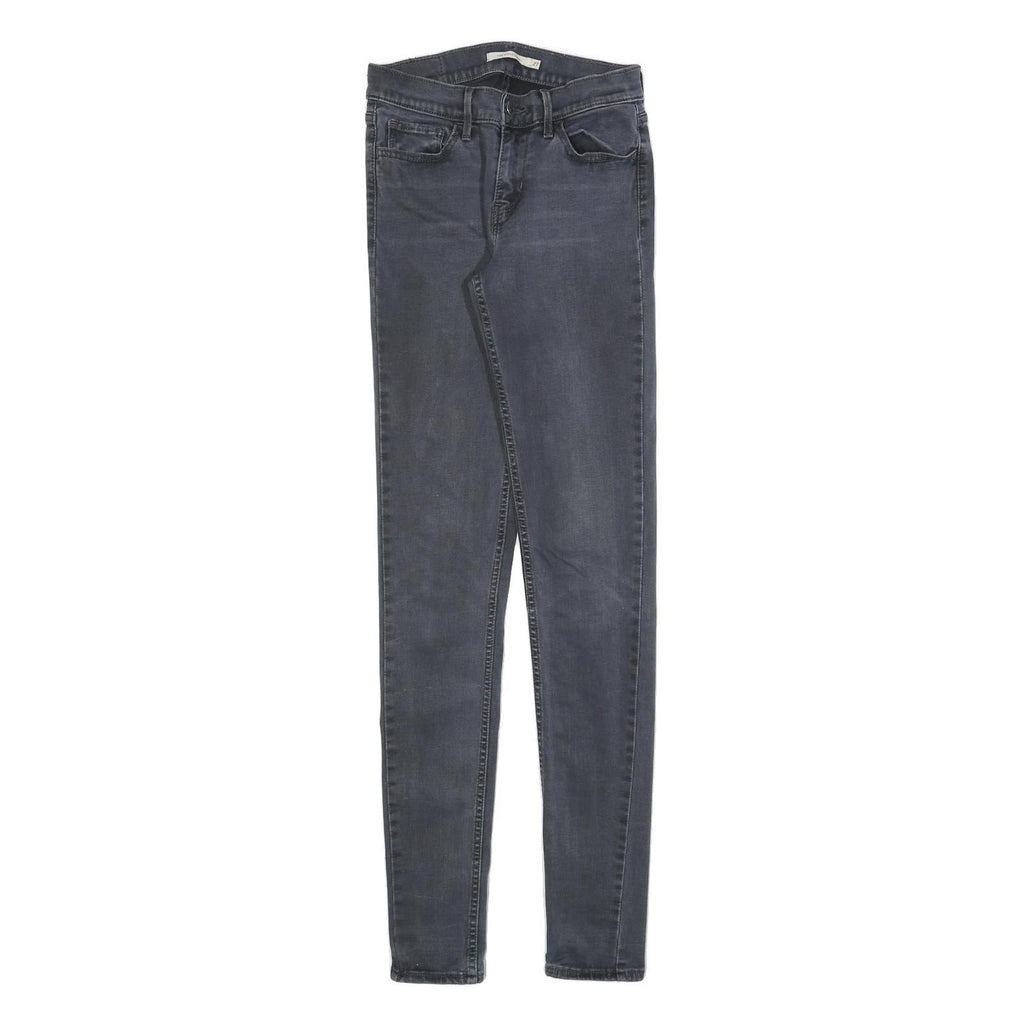LEVI'S 710 Womens Jeans Blue Slim Skinny Denim Medium W27 L34 Stretch Cotton