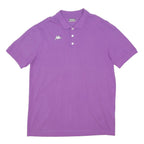 KAPPA Mens Purple Short Sleeve Polo Shirt 2XL Cotton Blend Classic Casual Sport